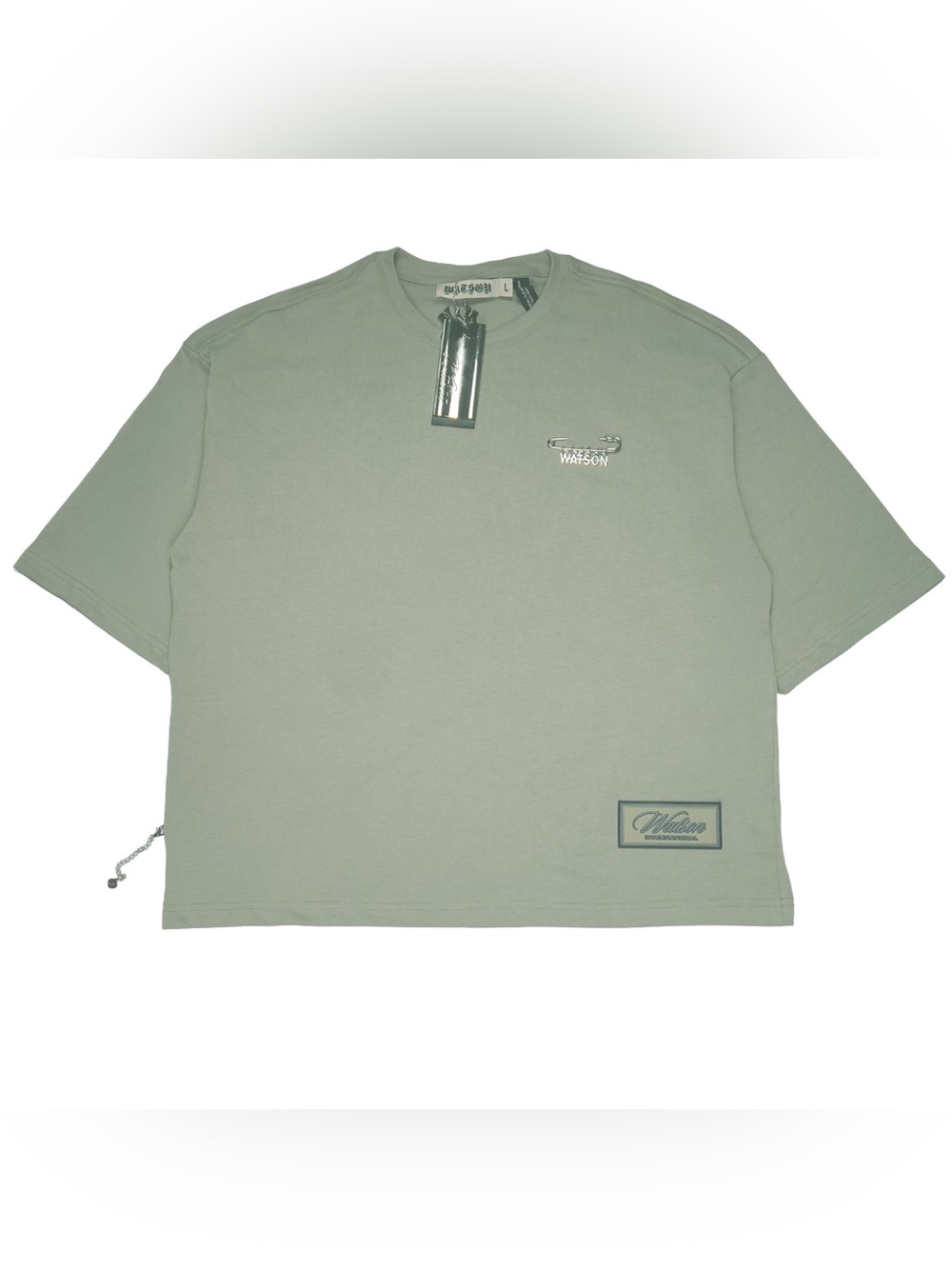 WATSON ESSENTIAL WITH PIN OLIVE TSHIRT